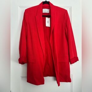 Stradivarius Vibrant Red Blazer